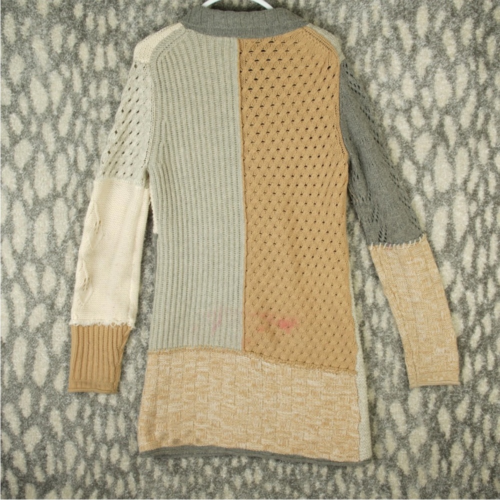 Sundance Wool Patchwork Duster Cardigansweater Wo… - image 3